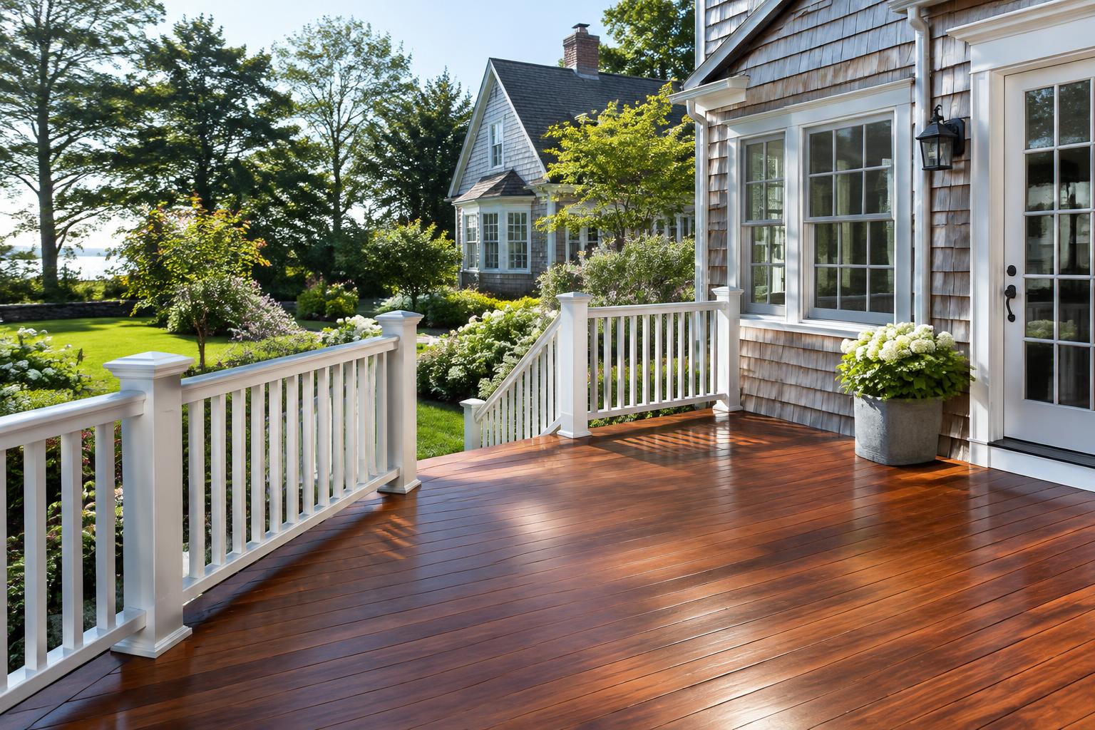 Illustrative deck painting & staining finish
